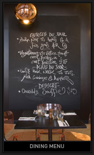 BISTRO MENU