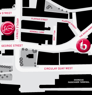 Map to Baroque Bistro